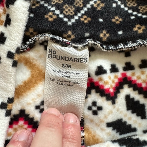 Christmas Fleece Leggings - Picture 2 of 3